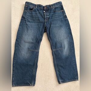 Madewell The Darted Barrel Leg Jean